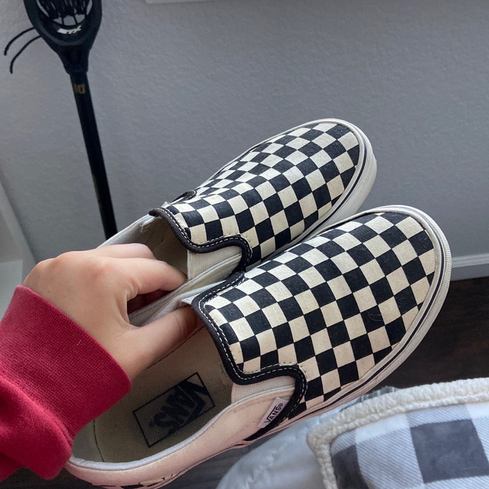 checkered vans